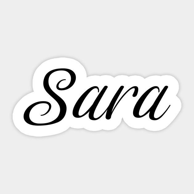 Name Sara Sticker by gulden